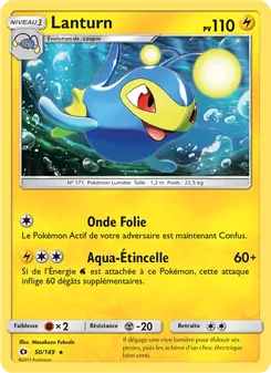Carte Lanturn de l'extension Soleil et Lune, numéro 50/149