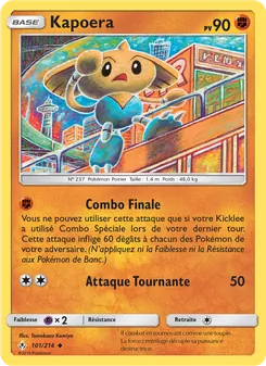 Carte Kapoera de l'extension Alliance Infaillible, numéro 101/214
