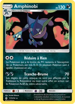 Carte Amphinobi de l'extension Alliance Infaillible, numéro 117/214