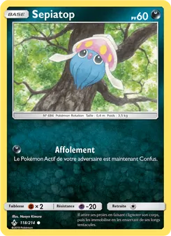 Carte Sepiatop de l'extension Alliance Infaillible, numéro 118/214