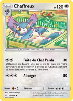 Carte Chaffreux de l'extension Alliance Infaillible, numéro 160/214