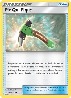 Carte Pic Qui Pique de l'extension Alliance Infaillible, numéro 165/214