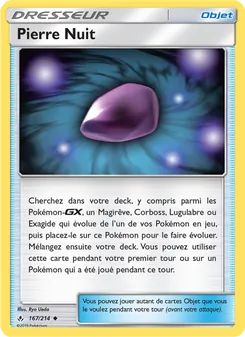 Carte Pierre Nuit de l'extension Alliance Infaillible, numéro 167/214
