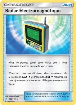 Carte Radar Électromagnétique de l'extension Alliance Infaillible, numéro 169/214