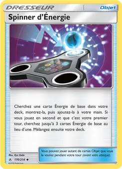 Carte Spinner d’Énergie de l'extension Alliance Infaillible, numéro 170/214