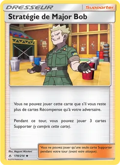 Carte Stratégie de Major Bob de l'extension Alliance Infaillible, numéro 178/214
