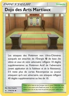 Carte Dojo des Arts Martiaux de l'extension Alliance Infaillible, numéro 179/214