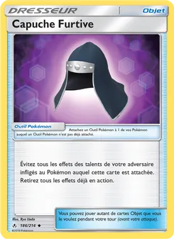 Carte Capuche Furtive de l'extension Alliance Infaillible, numéro 186/214