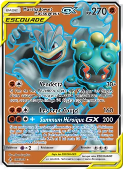 Carte Marshadow et Mackogneur GX de l'extension Alliance Infaillible, numéro 198/214