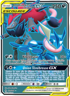 Carte Amphinobi et Zoroark GX de l'extension Alliance Infaillible, numéro 200/214