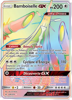 Carte Bamboiselle GX de l'extension Alliance Infaillible, numéro 228/214