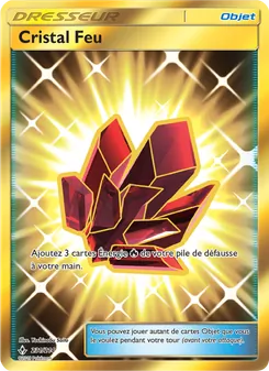 Carte Cristal Feu de l'extension Alliance Infaillible, numéro 231/214