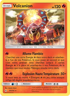 Carte Volcanion de l'extension Alliance Infaillible, numéro 25/214