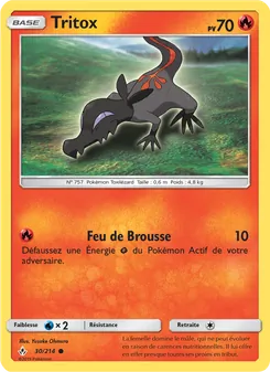 Carte Tritox de l'extension Alliance Infaillible, numéro 30/214