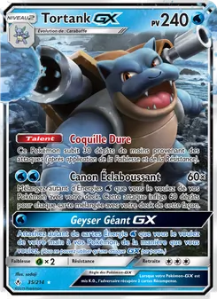 Carte Tortank GX de l'extension Alliance Infaillible, numéro 35/214