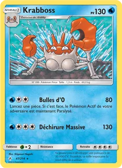 Carte Krabboss de l'extension Alliance Infaillible, numéro 47/214