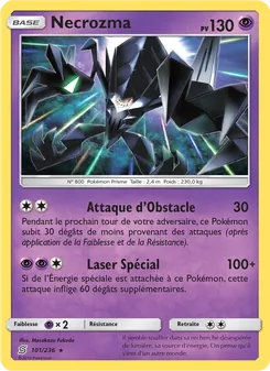 Carte Necrozma de l'extension Harmonie des Esprits, numéro 101/236