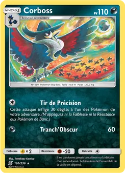 Carte Corboss de l'extension Harmonie des Esprits, numéro 130/236