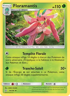 Carte Floramantis de l'extension Harmonie des Esprits, numéro 16/236