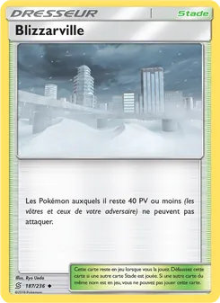 Carte Blizzarville de l'extension Harmonie des Esprits, numéro 187/236