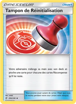 Carte Tampon de Réinitialisation de l'extension Harmonie des Esprits, numéro 206/236