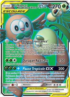 Carte Brindibou et Noadkoko d’Alola GX de l'extension Harmonie des Esprits, numéro 214/236