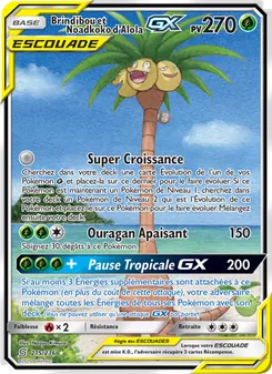 Carte Brindibou et Noadkoko d’Alola GX de l'extension Harmonie des Esprits, numéro 215/236