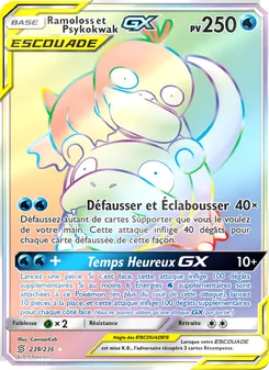 Carte Ramoloss et Psykokwak GX de l'extension Harmonie des Esprits, numéro 239/236