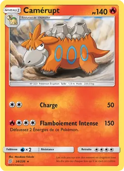 Carte Camérupt de l'extension Harmonie des Esprits, numéro 24/236