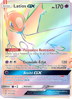 Carte Latios GX de l'extension Harmonie des Esprits, numéro 243/236