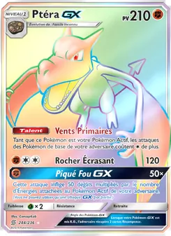 Carte Ptéra GX de l'extension Harmonie des Esprits, numéro 244/236