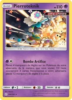 Carte Pierroteknik de l'extension Éclipse Cosmique, numéro 104/236