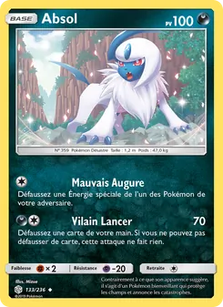 Carte Absol de l'extension Éclipse Cosmique, numéro 133/236