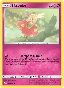 Carte Flabébé de l'extension Éclipse Cosmique, numéro 150/236