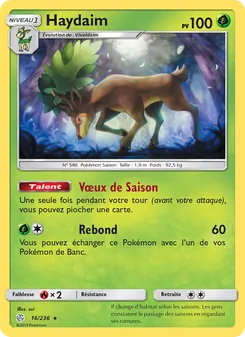 Carte Haydaim de l'extension Éclipse Cosmique, numéro 16/236
