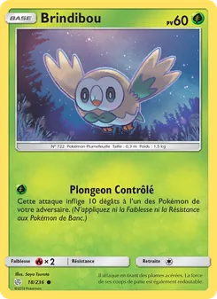 Carte Brindibou de l'extension Éclipse Cosmique, numéro 18/236