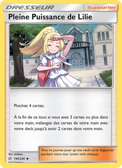 Carte Pleine Puissance de Lilie de l'extension Éclipse Cosmique, numéro 196/236