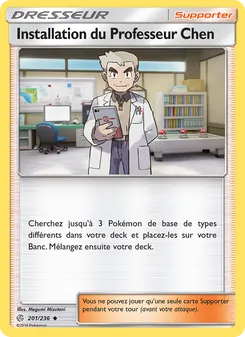 Carte Installation du Professeur Chen de l'extension Éclipse Cosmique, numéro 201/236