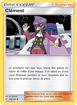 Carte Clément de l'extension Éclipse Cosmique, numéro 208/236