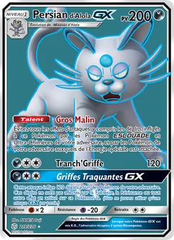 Carte Persian d’Alola GX de l'extension Éclipse Cosmique, numéro 219/236