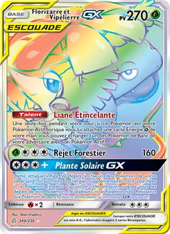 Carte Florizarre et Vipélierre GX de l'extension Éclipse Cosmique, numéro 249/236