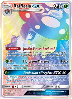 Carte Rafflesia GX de l'extension Éclipse Cosmique, numéro 250/236