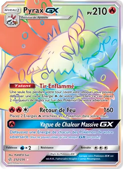 Carte Pyrax GX de l'extension Éclipse Cosmique, numéro 252/236