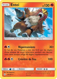 Carte Entei de l'extension Éclipse Cosmique, numéro 28/236