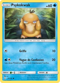 Carte Psykokwak de l'extension Éclipse Cosmique, numéro 40/236
