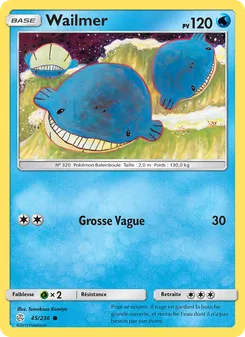 Carte Wailmer de l'extension Éclipse Cosmique, numéro 45/236