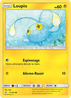 Carte Loupio de l'extension Éclipse Cosmique, numéro 71/236