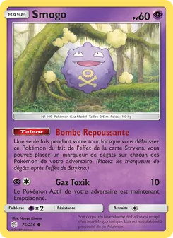 Carte Smogo de l'extension Éclipse Cosmique, numéro 76/236