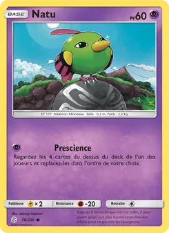 Carte Natu de l'extension Éclipse Cosmique, numéro 78/236