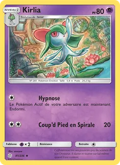 Carte Kirlia de l'extension Éclipse Cosmique, numéro 81/236